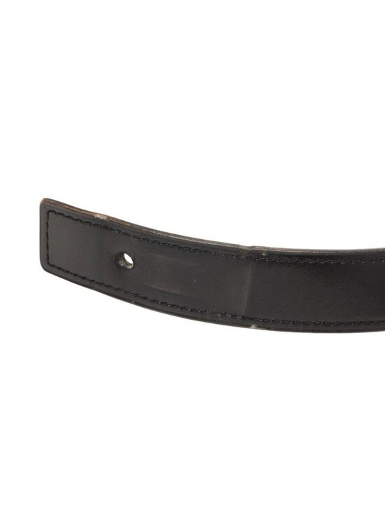 Hermes Reversible Belt Buckle 75 Black Brown Box Calf Togo